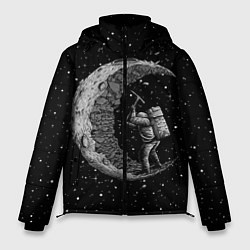 Куртка зимняя мужская Лунный шахтер, цвет: 3D-красный