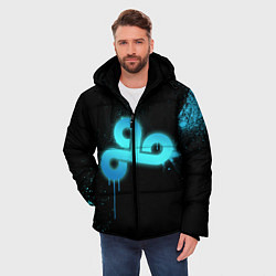 Куртка зимняя мужская Cloud 9: Black collection, цвет: 3D-красный — фото 2