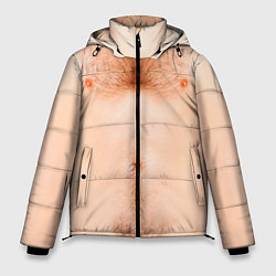 Куртка зимняя мужская Мужская грудь, цвет: 3D-черный