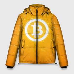 Куртка зимняя мужская Bitcoin Orange, цвет: 3D-красный
