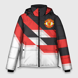 Куртка зимняя мужская Manchester United: Stipe, цвет: 3D-черный
