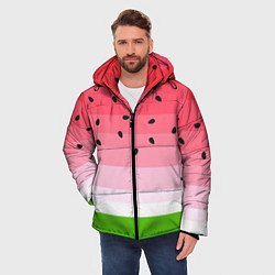 Куртка зимняя мужская Арбузик, цвет: 3D-красный — фото 2