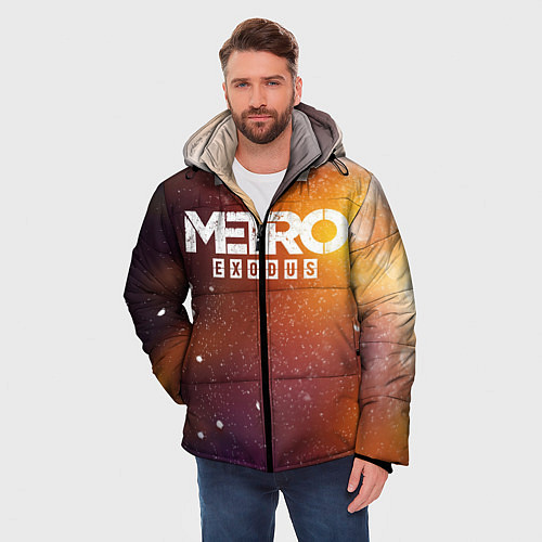 Мужская зимняя куртка МЕТРО / 3D-Красный – фото 3