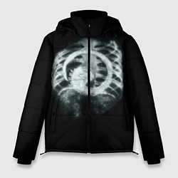 Куртка зимняя мужская Чужой в желудке, цвет: 3D-черный