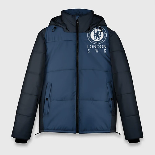 Мужская зимняя куртка Chelsea FC: London SW6 / 3D-Светло-серый – фото 1