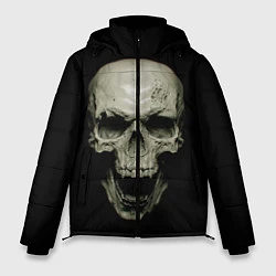 Куртка зимняя мужская Череп вампира, цвет: 3D-черный