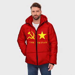 Куртка зимняя мужская СССР и Вьетнам, цвет: 3D-черный — фото 2