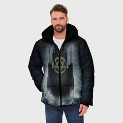 Куртка зимняя мужская HIM: Devil Castle, цвет: 3D-черный — фото 2
