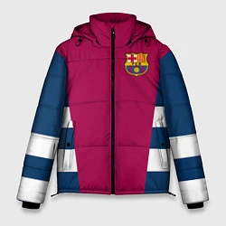 Куртка зимняя мужская Barcelona FC: Vintage 2018, цвет: 3D-черный