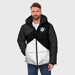 Куртка зимняя мужская BMW 2018 SportWear 3, цвет: 3D-черный — фото 2