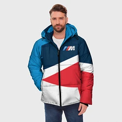 Куртка зимняя мужская BMW 2018 M Sport, цвет: 3D-красный — фото 2