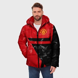 Куртка зимняя мужская FCMU: Red & Black Star, цвет: 3D-черный — фото 2