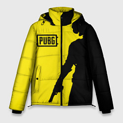Куртка зимняя мужская PUBG: Yellow Shadow, цвет: 3D-черный