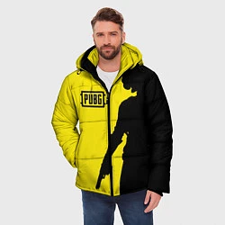 Куртка зимняя мужская PUBG: Yellow Shadow, цвет: 3D-светло-серый — фото 2