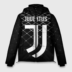 Куртка зимняя мужская FC Juventus: Black Lines, цвет: 3D-светло-серый