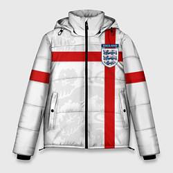 Куртка зимняя мужская Сборная Англии, цвет: 3D-красный