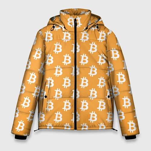 Мужская зимняя куртка BTC Pattern / 3D-Светло-серый – фото 1