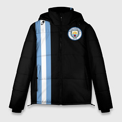 Куртка зимняя мужская Манчестер Сити, цвет: 3D-светло-серый