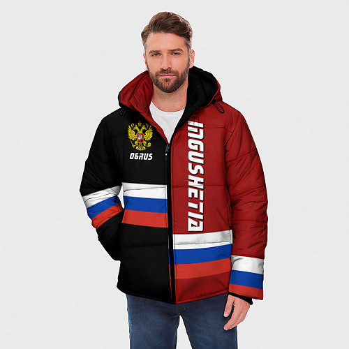 Мужская зимняя куртка Ingushetia, Russia / 3D-Красный – фото 3