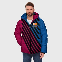 Куртка зимняя мужская FCB, цвет: 3D-красный — фото 2