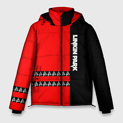 Куртка зимняя мужская Linkin Park: Red & Black, цвет: 3D-черный