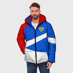 Куртка зимняя мужская Russia: Light Sport, цвет: 3D-красный — фото 2