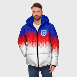 Куртка зимняя мужская Сборная Англии: Тренировочная ЧМ-2018, цвет: 3D-светло-серый — фото 2