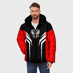 Куртка зимняя мужская Russia: Sport Line, цвет: 3D-красный — фото 2
