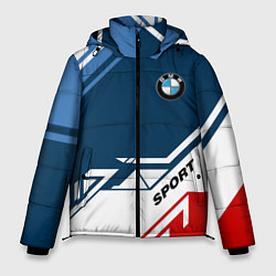 Куртка зимняя мужская BMW SPORT, цвет: 3D-черный