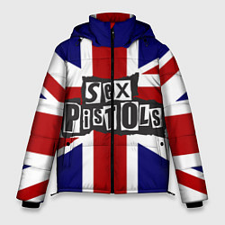 Куртка зимняя мужская Sex Pistols UK, цвет: 3D-красный