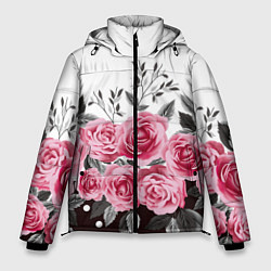 Куртка зимняя мужская Roses Trend, цвет: 3D-черный