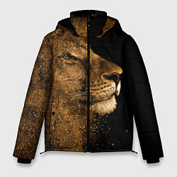 Куртка зимняя мужская Песчаный лев, цвет: 3D-черный