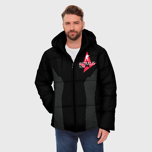Мужская зимняя куртка ASTRALIS: THE FORM / 3D-Красный – фото 3