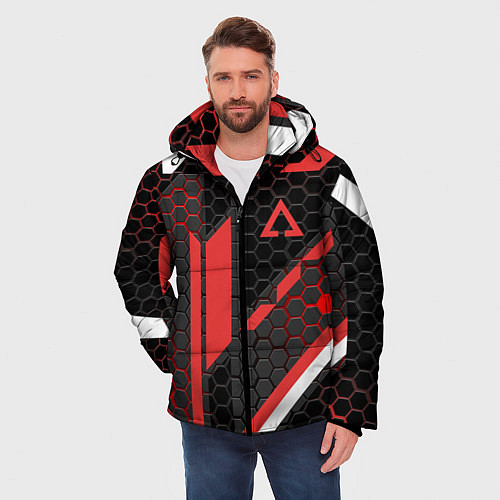 Мужская зимняя куртка CS:GO CYREX CARBON / 3D-Красный – фото 3