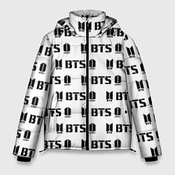 Куртка зимняя мужская BTS: White Army, цвет: 3D-черный