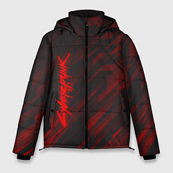 Куртка зимняя мужская Cyberpunk 2077: Red Breaks, цвет: 3D-черный