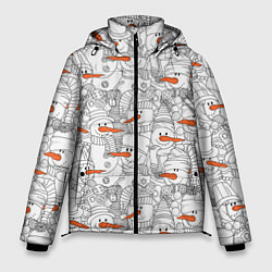 Мужская зимняя куртка Зимние снеговики