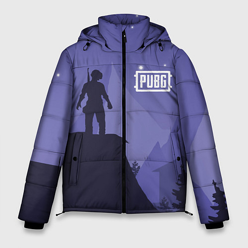 Мужская зимняя куртка PUBG: Sleep Night / 3D-Светло-серый – фото 1