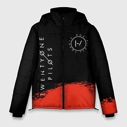 Мужская зимняя куртка 21 Pilots: Red & Black