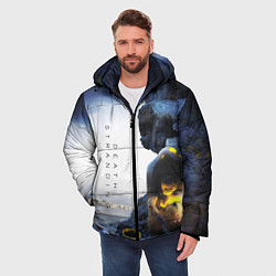 Куртка зимняя мужская Death Stranding: Exclusive, цвет: 3D-красный — фото 2