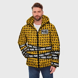 Куртка зимняя мужская PUBG Life: Yellow Style, цвет: 3D-черный — фото 2