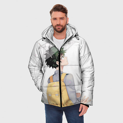 Мужская зимняя куртка Дождь / 3D-Светло-серый – фото 3