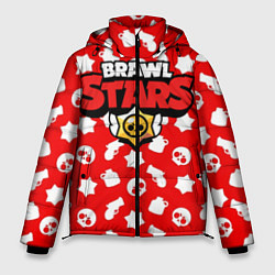 Мужская зимняя куртка Brawl Stars: Red & White