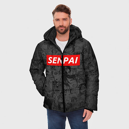 Мужская зимняя куртка SENPAI / 3D-Красный – фото 3