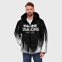 Куртка зимняя мужская IMAGINE DRAGONS, цвет: 3D-светло-серый — фото 2