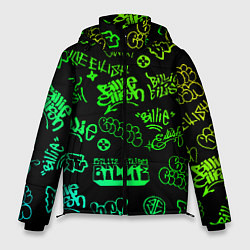 Мужская зимняя куртка BILLIE EILISH: Grunge Graffiti