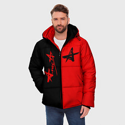 Куртка зимняя мужская АлисА, цвет: 3D-красный — фото 2