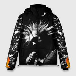 Куртка зимняя мужская Король и Шут Анархия спина, цвет: 3D-светло-серый