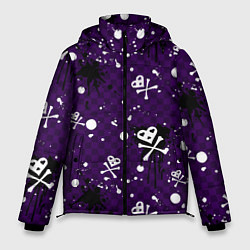 Мужская зимняя куртка Эмо 2007 фиолетовый фон