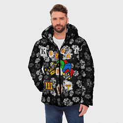 Куртка зимняя мужская Король и Шут, цвет: 3D-черный — фото 2